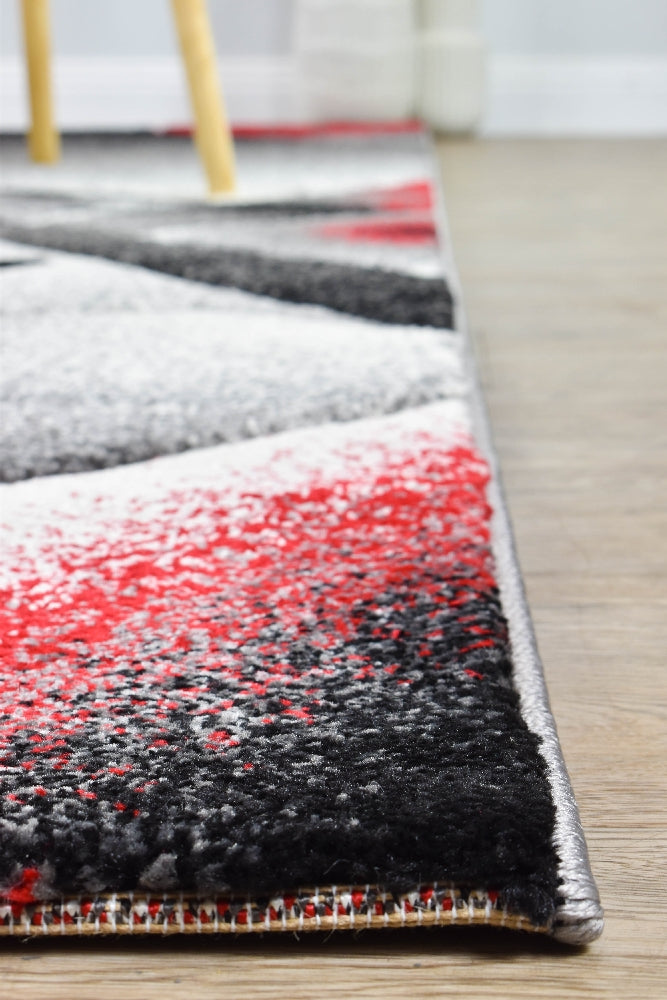 Medieval Red Rug Medieval Archaic Grey Red Rug — SydneyRugsOnline