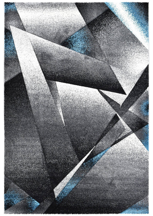 Medieval Archaic Grey Turquoise Rug