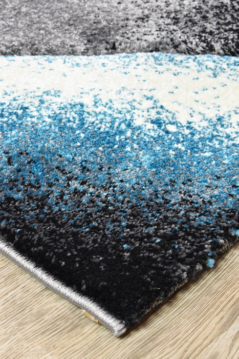 Medieval Archaic Grey Turquoise Rug
