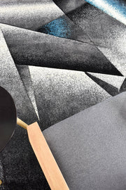 Medieval Archaic Grey Turquoise Rug