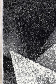 Medieval Archaic Light Grey Dark Grey Runner Rug