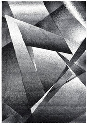 Medieval Archaic Light Grey Dark Grey Rug