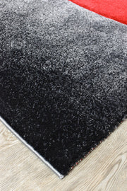 Medieval Antique Grey Red Rug