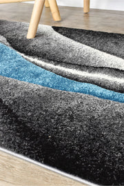 Medieval Antique Grey Turquoise Rug