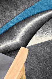 Medieval Antique Grey Turquoise Rug