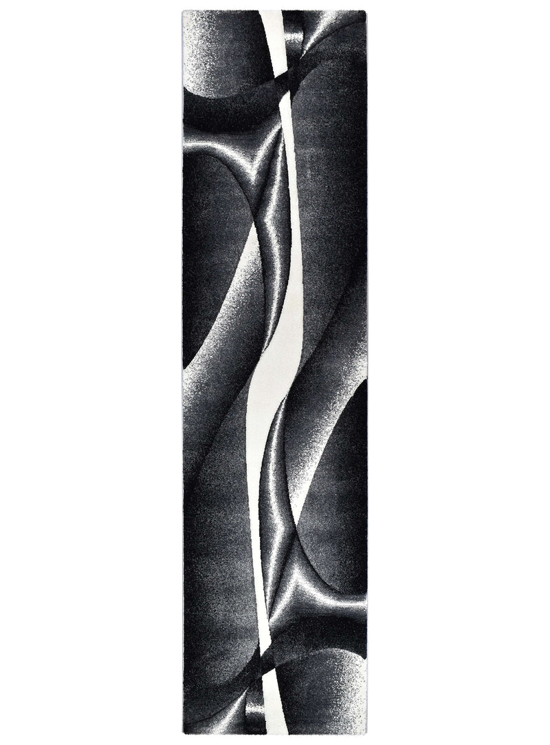 Medieval Antique Light Grey Dark Grey Rug