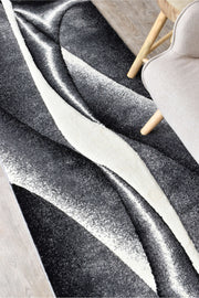 Medieval Antique Light Grey Dark Grey Rug