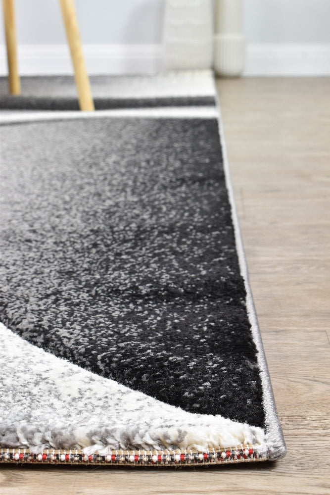 Medieval Antique Light Grey Dark Grey Rug