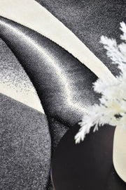 Medieval Antique Light Grey Dark Grey Rug