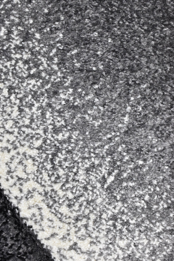 Medieval Antique Light Grey Dark Grey Rug