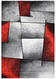 Medieval Faudal Grey Red Rug