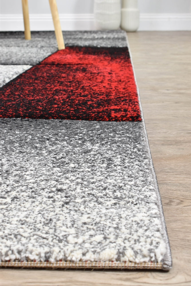 Medieval Red Rug Medieval Faudal Grey Red Rug — SydneyRugsOnline