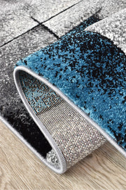 Medieval Faudal Grey Turquoise Rug