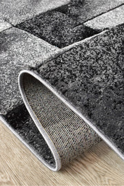 Medieval Faudal Light Grey Dark Grey Rug