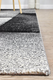 Medieval Faudal Light Grey Dark Grey Rug