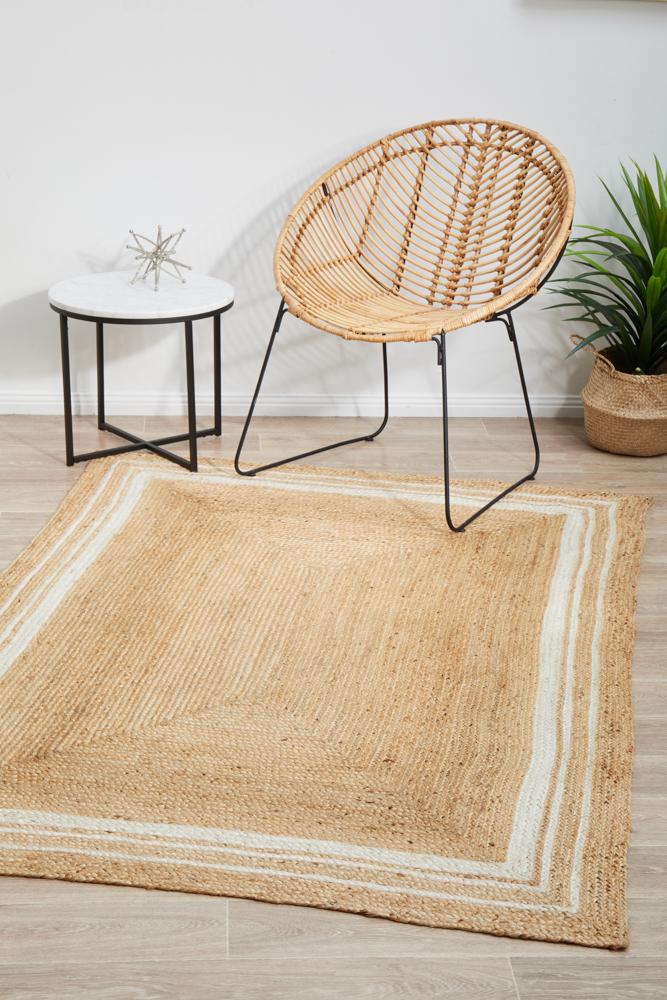 Nootka Tribe Natural Rug