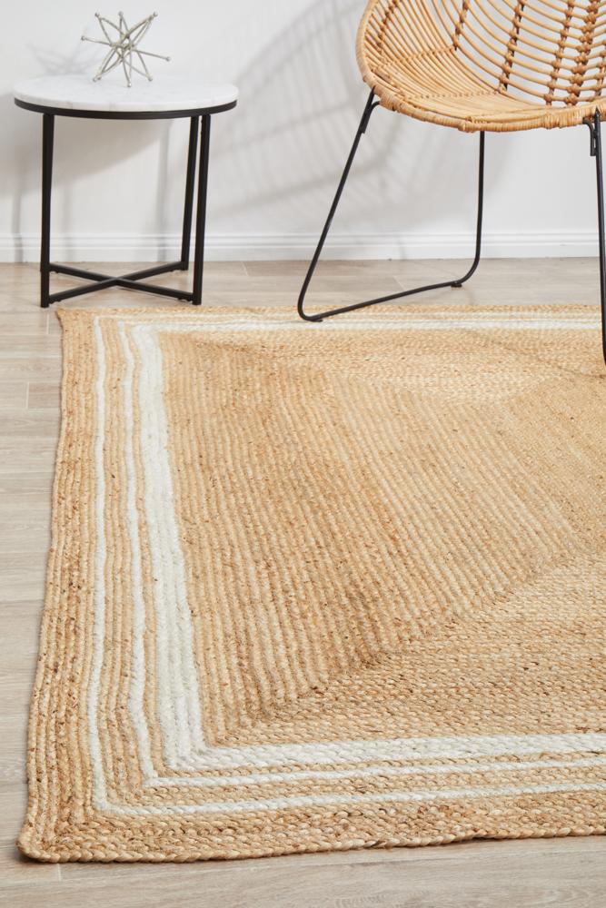 Nootka Tribe Natural Rug