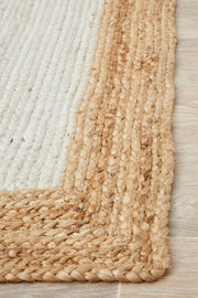 Nootka Taboo White Natural Rug
