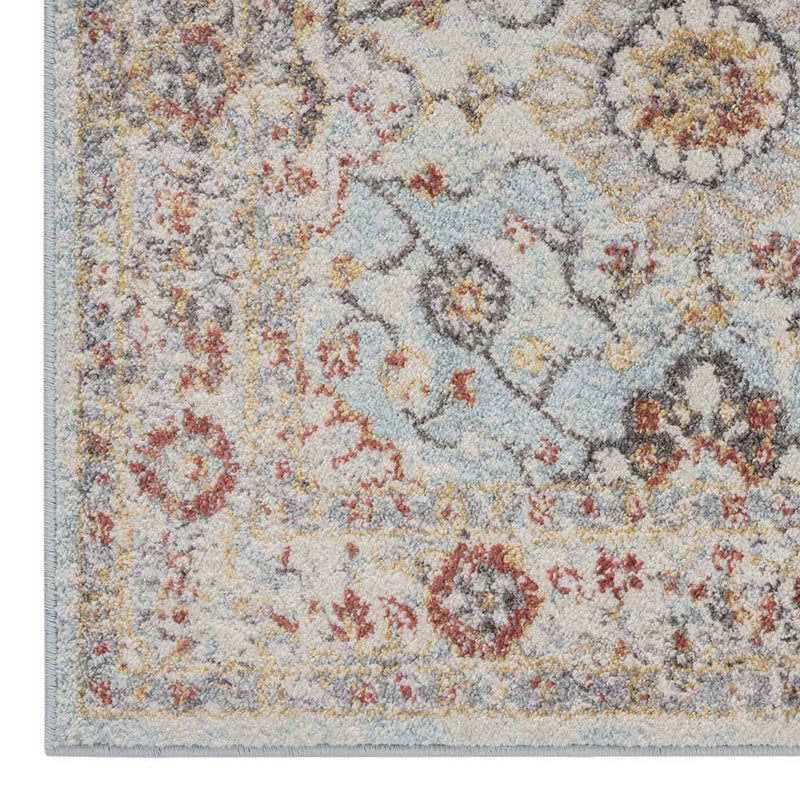 Cambria Spring light Blue Runner Rug