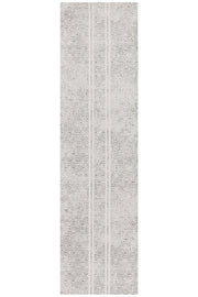 Gynama White And Grey Tribal Rug