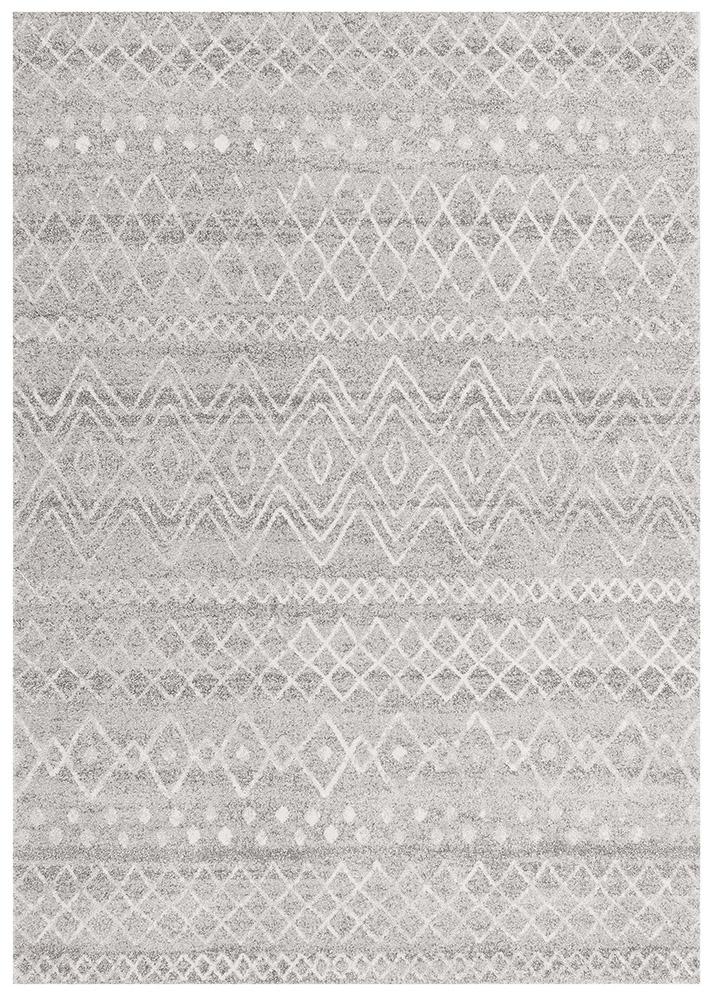 Gynama Grey Tribal Rug