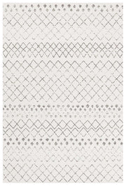 Gynama White Grey Tribal Runner Rug