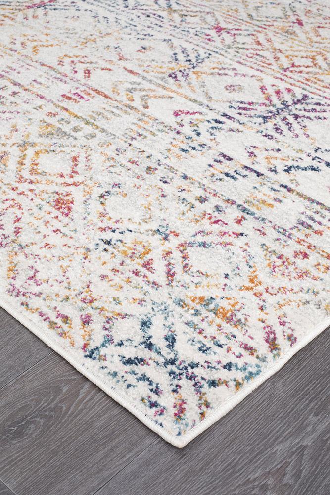 Rustic Multi Rug Gynama Multi Grey Rustic Rug — SydneyRugsOnline