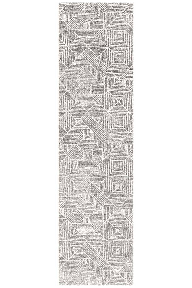 Gynama Contemporary Silver Rug