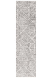 Gynama Contemporary Silver Runner Rug