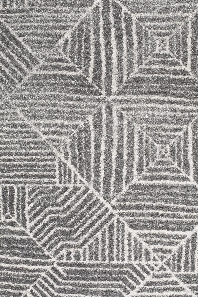 Gynama Contemporary Silver Rug