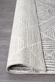Gynama Contemporary Silver Runner Rug