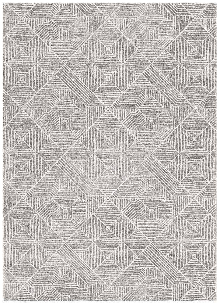 Gynama Contemporary Silver Runner Rug