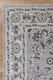 Highbrow Elbe Traditional Grey Rug