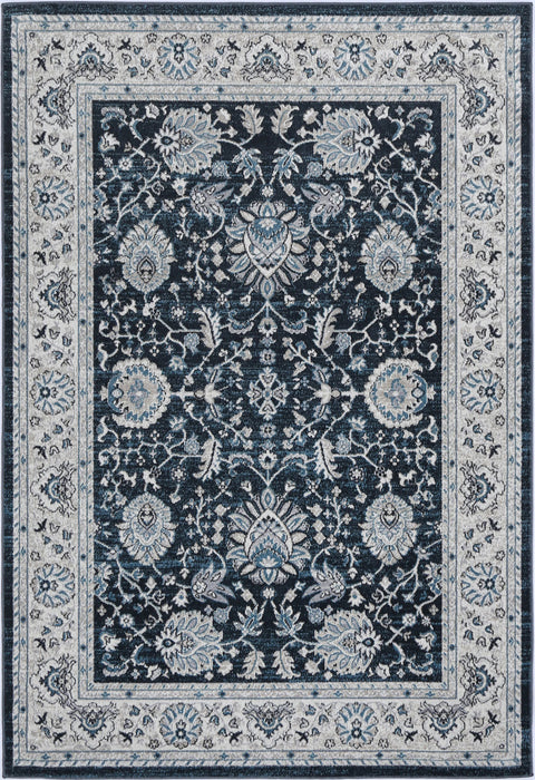 Highbrow Muscat Traditional Blue  Rug