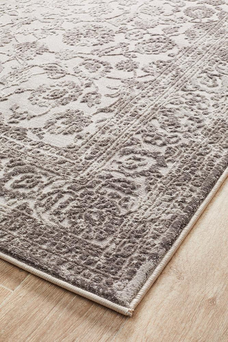 Luxuriance Lucy Silver Rug