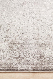 Luxuriance Lucy Silver Runner Rug