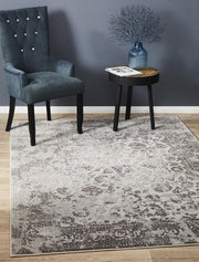 Luxuriance Lucy Silver Rug