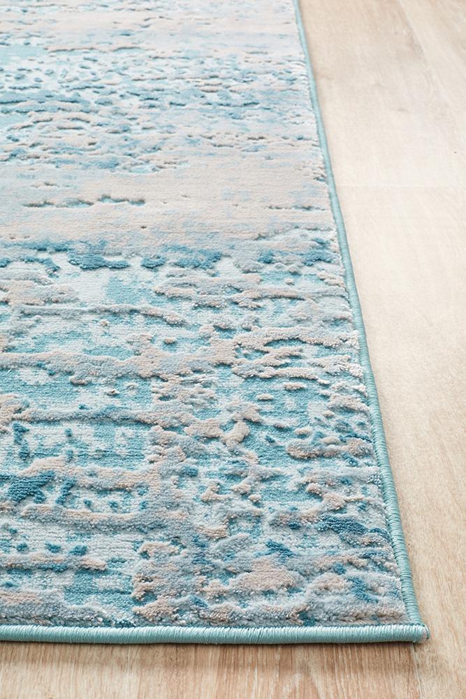 Luxuriance Olivia Blue Runner Rug