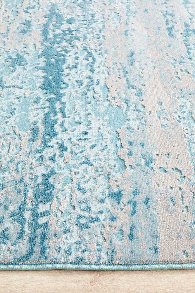 Luxuriance Olivia Blue Runner Rug