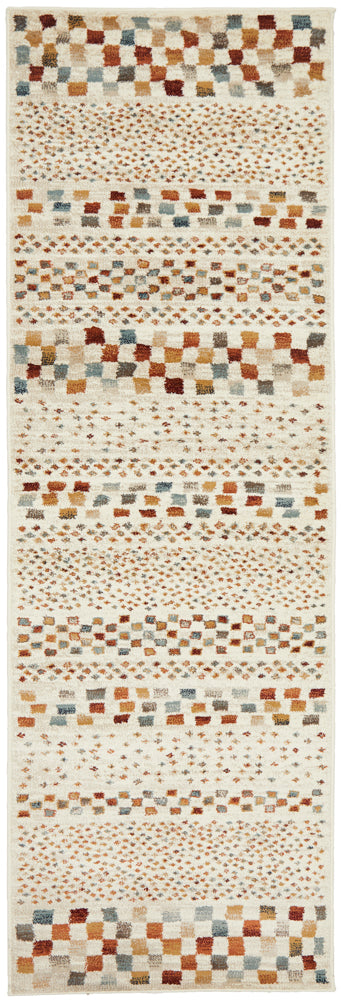 Mayfair Squares Bone Rug