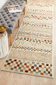 Mayfair Squares Bone Rug