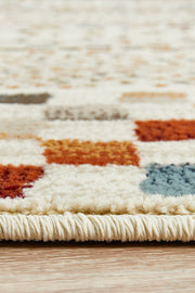 Mayfair Squares Bone Rug