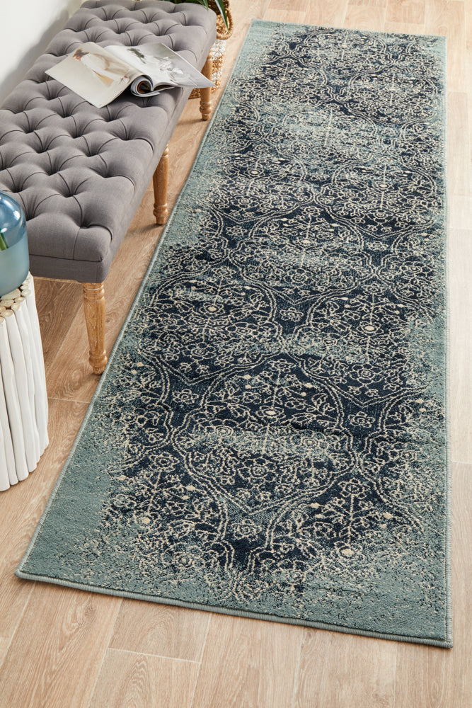 Mayfair Edge Denim Rug