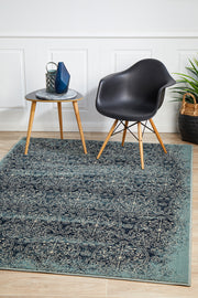 Mayfair Edge Denim Rug