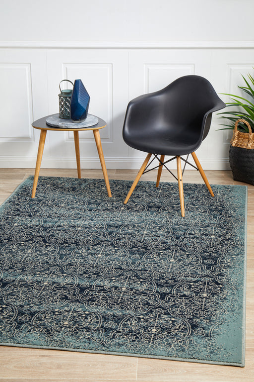 Mayfair Edge Denim Rug