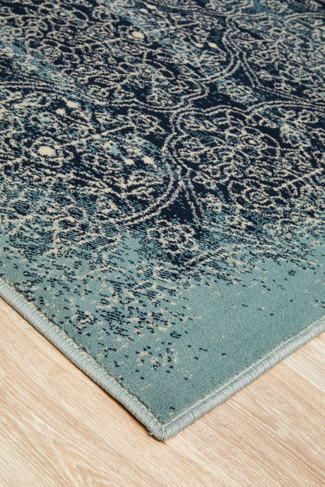 Mayfair Edge Denim Rug