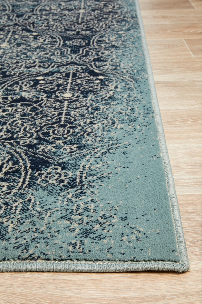Mayfair Edge Denim Rug