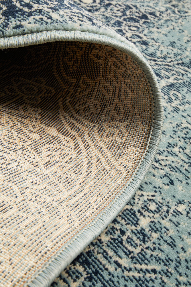 Mayfair Edge Denim Rug