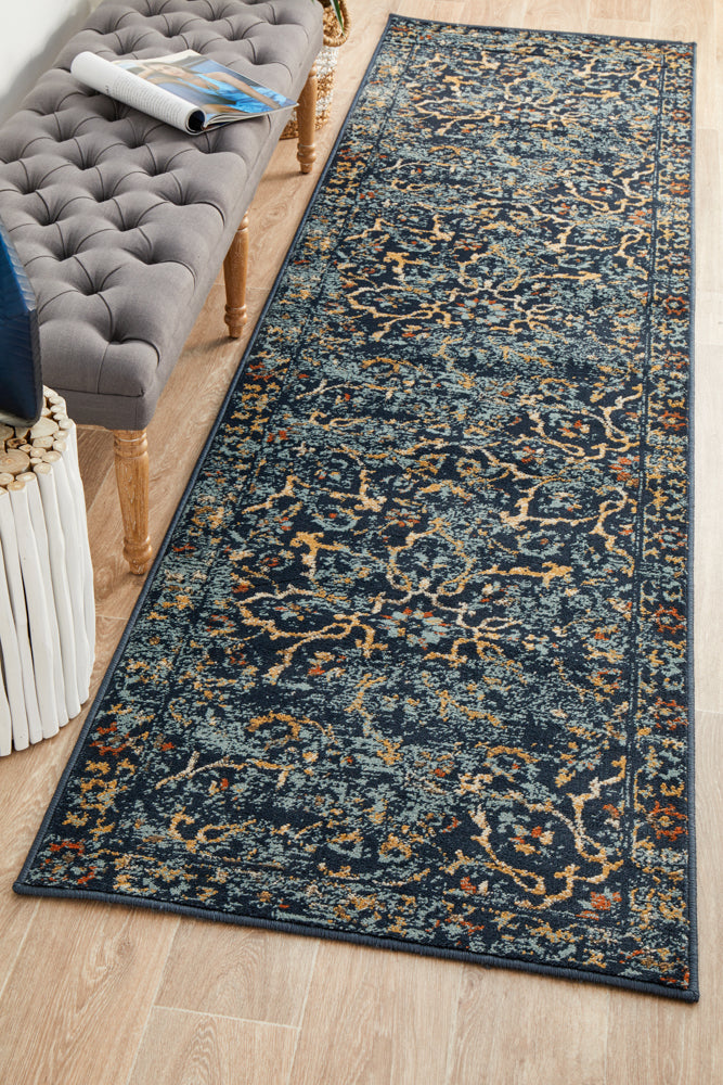 Mayfair Stem Navy Rug