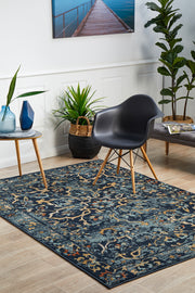 Mayfair Stem Navy Rug